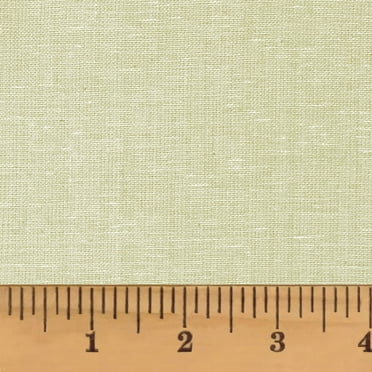 Ecru Solid Off White Homespun Cotton Fabric - Sold by the Yard - JCS Fabric