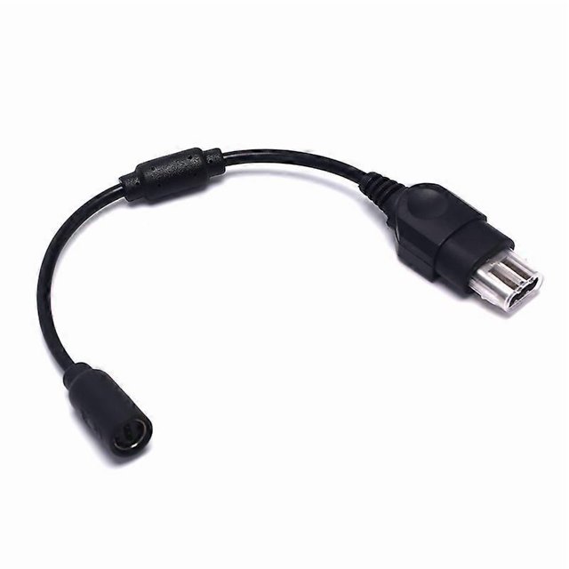 1pc Breakaway Extension Cable Handle Adapter Cable For Classic Original Xbox Console Controller Gaming Lines Adapter Wired Black