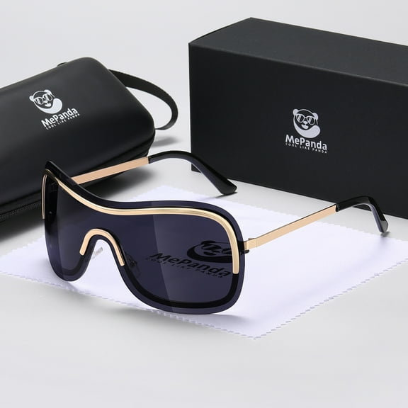 MePanda unisex metal personality fashion hip-hop sunglasses