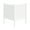 white, variant on Uforic 50" x 50" Air Conditioner Privacy Screen, Outdoor Trash Can Enclosure with Metal Stakes, Pool Enclosure,2 Panels, Light Gray