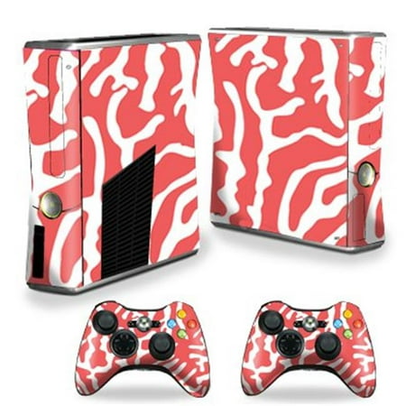 MightySkins XBOX360S-Coral Reef Skin Decal Wrap Cover for Xbox 360 S Slim Plus 2 Controllers - Coral Reef Each Microsoft Xbox 360 S Slim Skin kit is printed with super-high resolution graphics with a ultra finish. All skins are protected with MightyShield. This laminate protects from scratching  fading  peeling and most importantly leaves no sticky mess guaranteed. Our patented advanced air-release vinyl guarantees a perfect installation everytime. When you are ready to change your skin removal is a snap  no sticky mess or gooey residue for over 4 years. This is a 8 piece vinyl skin kit. It covers the Microsoft Xbox 360 S Slim console and 2 controllers. You can t go wrong with a MightySkin. Features Skin Decal Wrap Cover for Xbox 360 S Slim Plus 2 Controllers Microsoft Xbox 360 S decal skin Microsoft Xbox 360 S case Microsoft Xbox 360 S skin Microsoft Xbox 360 S cover Microsoft Xbox 360 S decal Add style to your Microsoft Xbox 360 S Slim Quick and easy to apply Protect your Microsoft Xbox 360 S Slim from dings and scratchesSpecifications Design: Coral Reef Compatible Brand: Microsoft Compatible Model: Xbox 360 Slim Console - SKU: VSNS60565
