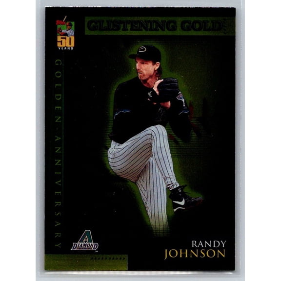 2001 Topps Golden Anniversary Randy Johnson GA30 Arizona Diamondbacks Baseball Card Arizona Diamondbacks MLB BASEBALL Trading Card
