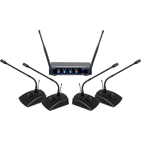 UPC: 0692868826641 | VocoPro USB-CONFERENCE-4 4-User Wireless Microphone/USB Interface Package  902-927.2mHz