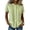 Light Green, variant on Pintuck Detail Short Sleeve Blouse for Women - Casual Solid Color Mandarin Collar Button Down Shirt, Summer Lightweight Pleated Front Tunic Top Pink XL