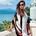 thumbnail image 6 of Woodpecker Translucent Breathable Chiffon Yarn Silk Scarf 180*73 (70.86*28.7in) - Lightweight Head Wrap for Women and Girls, 6 of 6