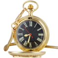 thumbnail image 3 of Reloj de bolsillo Realpoo Gold para papá con cadena, 3 of 8
