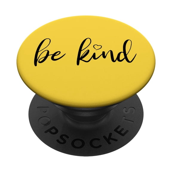 PopSockets PopGrip Be Kind - Cita motivacional, amarilla