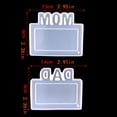 thumbnail image 2 of Furenl Diy Silicone Molds for Father's Day & Mother's Day – Creative Molds for Pendants, Keychains, Picture Frames, Desktop Ornaments, and Gifts for Mom, 2 of 2