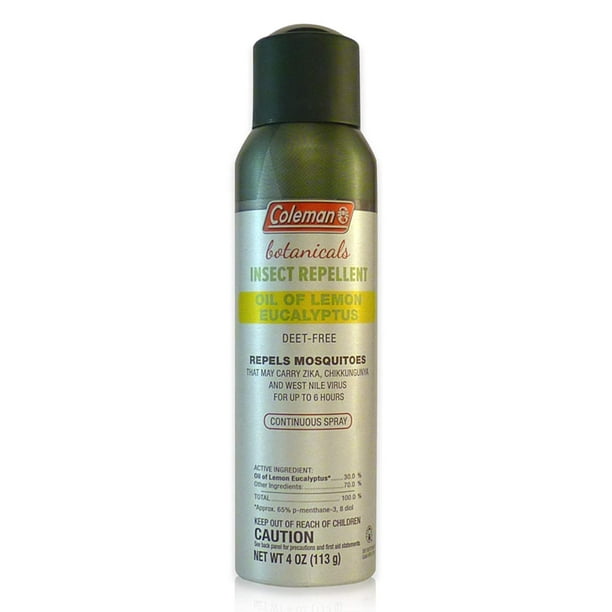 Coleman DEET Free Lemon Eucalyptus, Naturallybased Insect Repellent