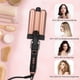 thumbnail image 4 of Pretfy Hair Curling Iron 3-Barrel 25mm Hair Waver Egg Roll Hair Curler Hair Crimper Temperature Adjustable LCD Temp Display Hair Styling Tool, 4 of 5