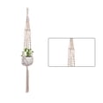 thumbnail image 3 of Billuyoard Cestas colgantes 100 hechas a mano, soporte para plantas, macramé, colgador de plantas, maceta para colgar en la pared interior, soporte para Jardín y Patio No.12 Billuyoard HA001777-12, 3 of 6