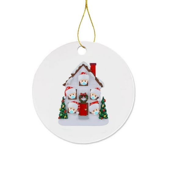 JeashCHAT Christmas Decorations Indoor Christmas Ornaments Christmas Ornaments Hanging Decoration Gift Product Personalized Family
