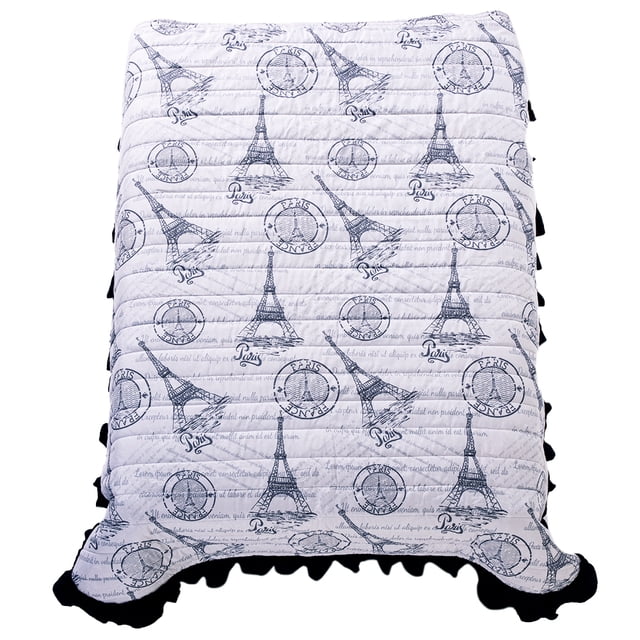 Colcha Sencilla King Size Paris Gris Colchas Concord Colchas Concord CSEK083