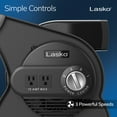 thumbnail image 4 of Lasko Pro Performance 14.5" 3-Speed Pivoting High Velocity Floor Blower Fan, Black, U15617, 4 of 14
