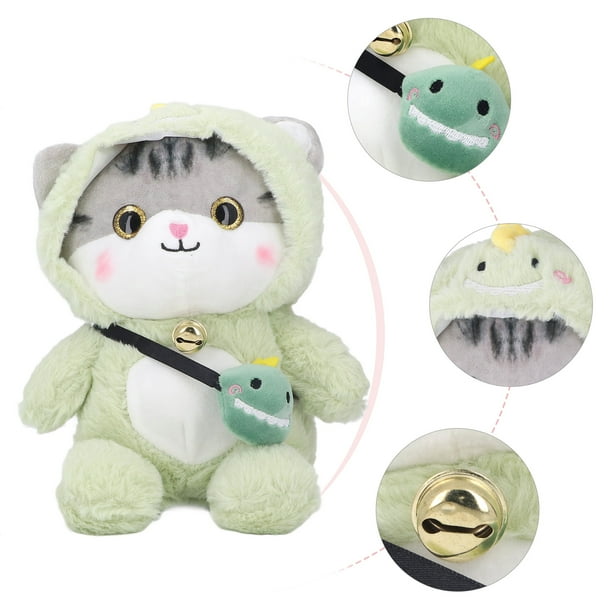 Muñeco de peluche de gato, juguete de peluche de gato para niños, juguete de peluche de gato lindo, muñeca de peluche de gato, respuesta rápida