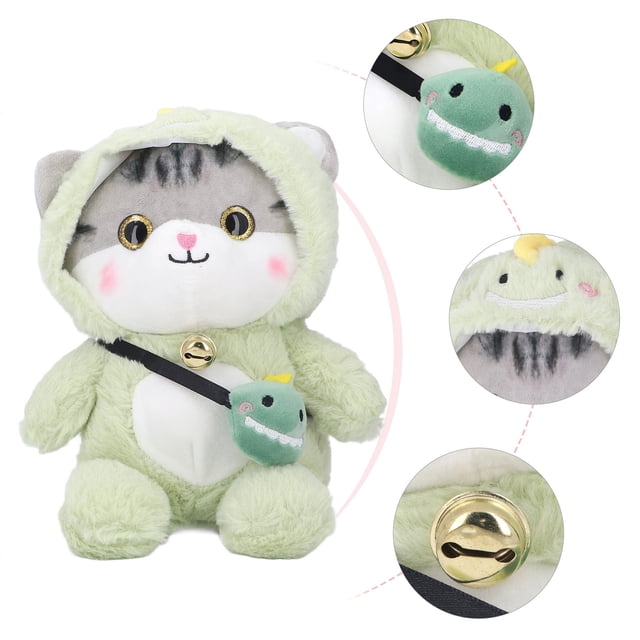 Muñeco de peluche de gato, juguete de peluche de gato para niños, juguete de peluche de gato lindo, muñeca de peluche de gato, respuesta rápida