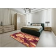 thumbnail image 4 of Ahgly Company Indoor Rectangle Patterned Crimson Red Area Rugs, 2' x 3', 4 of 6