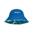 thumbnail image 2 of SunBusters Boys Reversible Bucket Hat (UPF 50+), Sapphire Manta Ray, Medium, 2 of 2