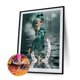 thumbnail image 2 of Wdftyju 5D DIY diamante pintura ojos grandes chica verde taladro completo Rhinestone mosaico Kit Wdftyju 6nl1fn0vk6ar3cd4, 2 of 9