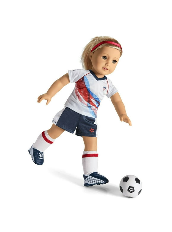 American Girl Doll Outfit Team USA Soccer Set for 18" Truly Me Dolls (Doll Not Included)