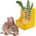 thumbnail image 4 of 2 In 1 Pet Feeder And Grass Frame For Rabbits, Chinchillas, Guinea Pigs, Small Animals, Anti-bite With Fixed Assembly (yellow), 4 of 4