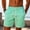 Mint Green, variant on LEKWK Athletic Shorts for Men Elastic Waist Drawstring Quick Dry Workout Short Lightweight Moisture Wicking Gym Activewear with Side Pockets Khaki XXL