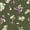 Armée Verte, variante sur Unique Bargains Jupe Paysanne pour Femme à Taille Élastique, Ligne A, Midi, Imprimé Feuilles, Bleu Marine Brun, TG