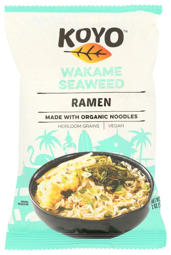 Koyo Foods Seaweed Dry Ramen Noodles, 2 Ounce -- 12 per case.