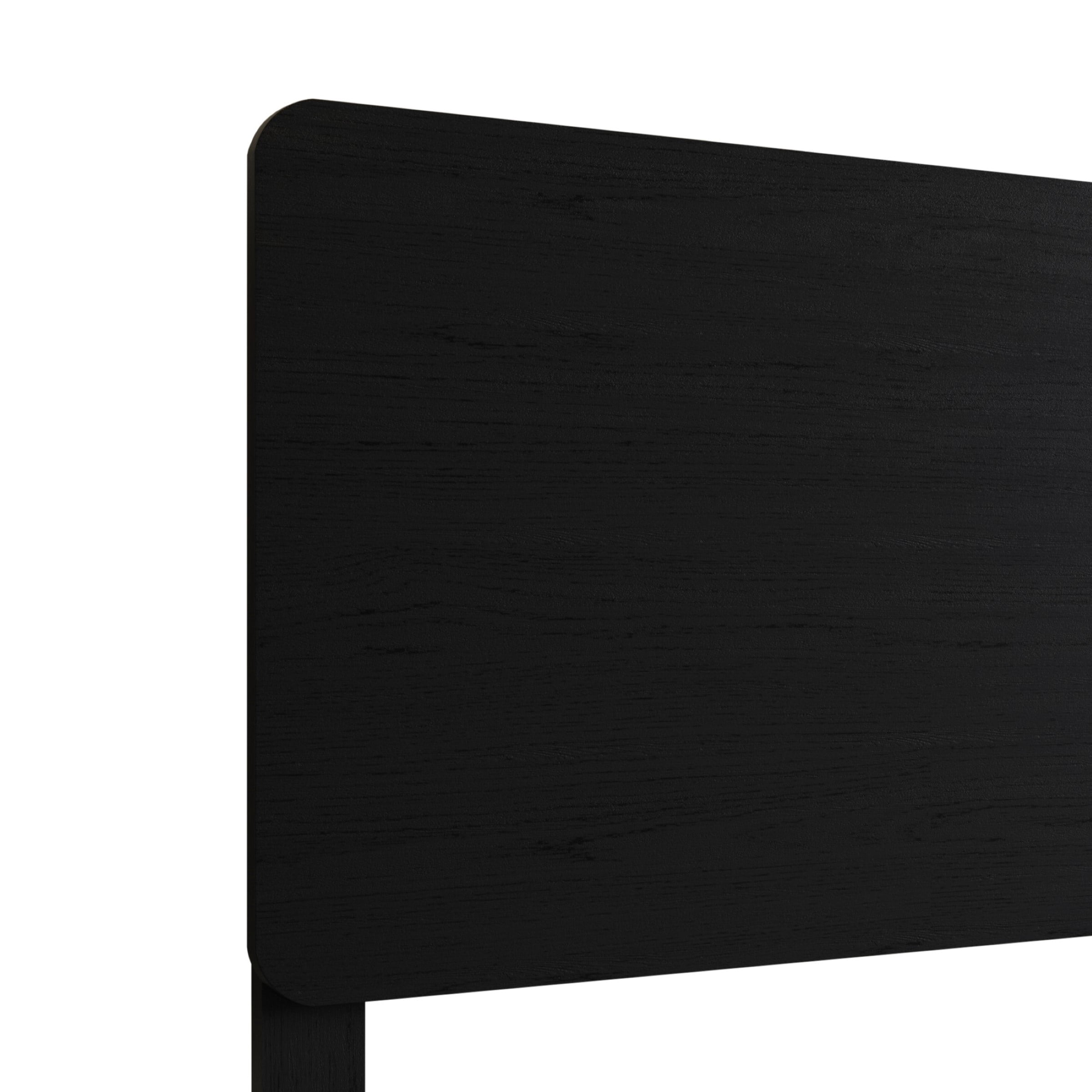 Home Design Keokuk King Headboard with Minimalist Design & Easy Installation, Black, Easy Assembly