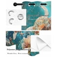 thumbnail image 5 of Ocean Turtle Thermal Insulated Blackout Curtains for Bedroom 90 Length Marine Life Retro Starfish Coral Abstract Room Darkening Curtain 1 Panel Grommet Window Curtain Drape for Living Room, 5 of 7