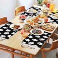 thumbnail image 2 of Halloween Cute Ghosts Pattern Summer Placemats Table Placemats Set Of 4-Linen Kitchen Washable Placemats Table Mats 11.8"x17.7" Non-Slip Heat Resistant, 2 of 6