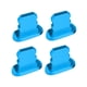 thumbnail image 1 of Methold 4Pcs Mobile Phone Stopper Dust Proof USB Protection Anti-dust Cap Micro Charging Port Replacement for 13/Mini/Pro/Pro Max Cables de audio/vídeo Cielo azul, 1 of 4