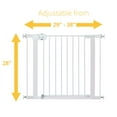 Safety 1ˢᵗ Easy Install WalkThru Gate Value 2 Pack, White