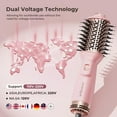 thumbnail image 3 of Cepillo secador de pelo PLAVOGUE Mini Dual Voltage 1000W Ionic, 3 of 7