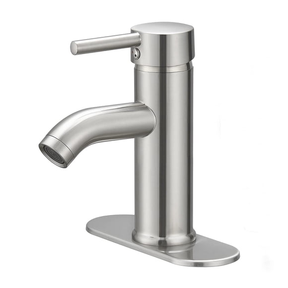 Grifo de baño VOTON de níquel cepillado monomando