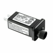 FITE ON 30V 0.2A LED Transformer Replacement LED Controller Power Supply Adapter with 8 Modes Compatible with 30V Plug LED String Light, Christmas Light (30V 6W), Black