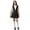 Black, variant on Girls School Uniforms Pleated Twill Jumper with Double Buckle Sleeveless Uniform Dresses for Girls (7-8 Years,Black)