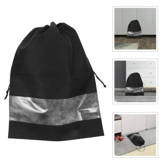 10pcs Travel Bag Portable Travel Shoe Bag Space-saving Drawstring Storage Bags