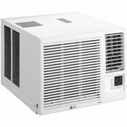 LG 7,600 BTU 115-Volt Window Air Conditioner with Cool, Heat and Wi-Fi Control in White, LW8023HRSM