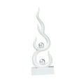 thumbnail image 3 of Colecciones de obras de arte abstracto, estatuas, adornos de mesa, esculturas modernas de fuego Blanco, 3 of 9