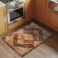 thumbnail image 3 of Entrance Runner Rug 2'x3',Beige Boho Non-slip Doormat for Indoor Outdoor Entrance,Ethnic Modern Geometric Abstract Art Western Throw Floor Mat for Front Door/Living Room/Bedroom/Bathroom/Kitchen, 3 of 9