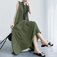 thumbnail image 4 of ZANZEA Women Sleeveless Baggy Ruffled Tank Dress Sundress Maxi Dresses, 4 of 4