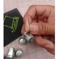 thumbnail image 2 of 30 Uds. Dedales de costura de Metal para manualidades Vintage en tonos plateados, dedal de costura (tamaño (aproximado): 19mm X 18mm), 2 of 4