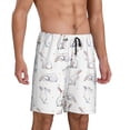 thumbnail image 2 of Wukai Rabbit Eating Men’s Short Pajama Pants With Pockets Soft Sleep Pj Shorts for Men-XX-Large, 2 of 6