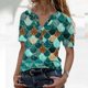 thumbnail image 2 of ICHUANYI Liquidación Mujer Verano Impresión Botones Manga Larga Casual Blusa Camiseta Jersey Camisas ICHUANYI WER202308246847, 2 of 9