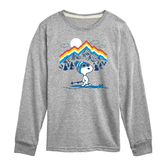 Peanuts - Snoopy Mountain Retro - Toddler & Youth Long Sleeve Graphic T-Shirt