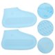 thumbnail image 3 of 1 par de protectores de zapatos impermeables de silicona, fundas duraderas para exteriores, talla S, azul, 3 of 8