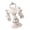 Silvery White, variant on Premium Zinc Alloy Drinking Vessels With European Pattern Wine Goblet Set