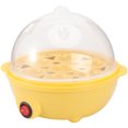 thumbnail image 2 of 1PC Single Layer Steamer Multi-purpose Seven Boiler Multi-purpose Kitchen Cooking Tool Automatic Power Off Cooker for Travel Camping Home with US Yellow Random Color Base Tray, 2 of 8