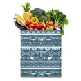 thumbnail image 1 of Earthy Bohemian Style Washable Foldable Fabric Grocery Tote - Shopping Bag for Everyday Use, 1 of 6